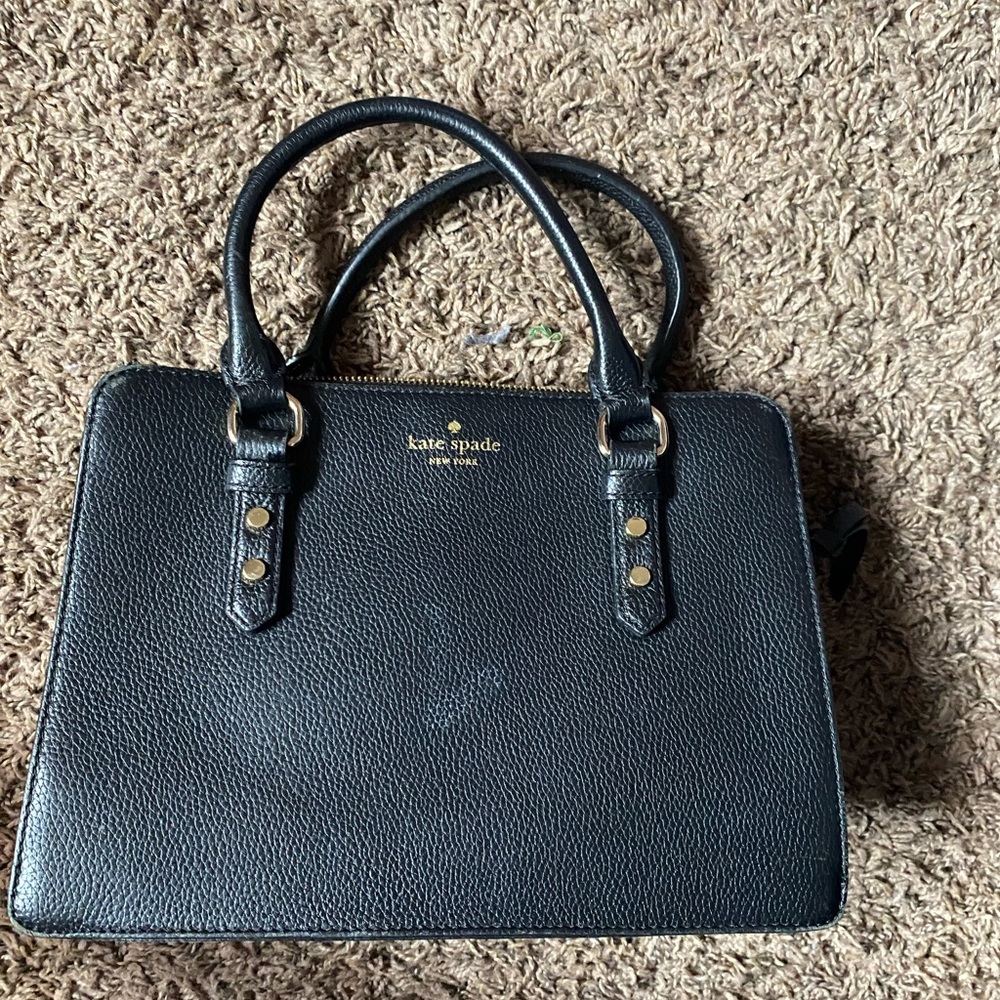 Kate Spade Black Leather Handbag